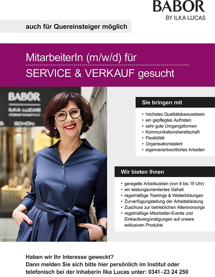 Stellenanzeige